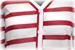 Red N White Stripe Comfy Cardigan - AP-82015