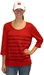 Red Sequins Striped Top UG - AT-71148