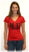 Red V-Neck Tie Tee - AT-71084