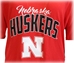 Nebraska Huskers VNeck 3 Quarter Sleeve - AT-A3277