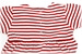 Red and White Striped Jumper - CH-75317