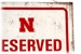 Reserved For Huskers Tin Sign - OD-95925