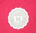 Silver Arched Nebraska Ladies Pink Tee - AT-55263