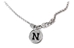 Silver Medallion Clasped Husker N Necklace - DU-A4253