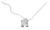 Silver N Simple Charm Necklace - DU-A4316