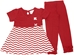 Toddler Girls Chevron Shirt and Legging Set - CH-75191