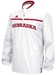 White Adidas Huskers 1/4 Zip Convertible Sideline L/S Woven Hot Jacket - AW-83006