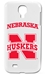 White N Husker Smartphone Case for Galaxy S4 - NV-76523