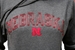 Women's Nebraska Charcoal Hooded Sweatshirt - AS-70085
