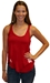 Women's Red Crossback Tank - AT-71219