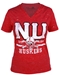 Womens Heathered Red NU Huskers Blackshirts Tee - AT-71301