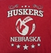Womens Huskers Nebraska Volleyball Triblend - AT-94067