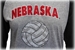 Womens Nebraska Volleyball Bling Raglan - AT-B6210