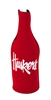 Huskers Insulated Zip Up Bottle Jacket Nebraska Cornhuskers, Zippered Bottle Koozie
