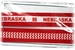 Nebraska Huskers Ribbon Stretch Headbands - DU-88809