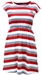 Husker Gal Striped Sundress - AH-70022