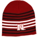 Adidas Huskers Youth Stripped Knit Stocking Cap - YT-75127