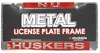 NU Huskers License Plate Frame Nebraska Cornhuskers, Nebraska Vehicle, Huskers Vehicle, Nebraska NU Huskers License Plate Frame, Huskers NU Huskers License Plate Frame