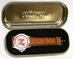 TAN LEATHER MENS WATCH WITH 'N HUSKERS' ON FACE - DU-54123