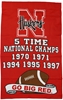 Championships Banner Nebraska Cornhuskers, Championships Banner
