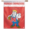 Old School Herbie Banner Nebraska Cornhuskers, Old School Herbie Banner