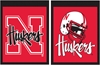 Helmet Huskers/N Huskers Banner Nebraska Cornhuskers, Helmet Huskers/N Huskers Banner