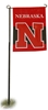 IRON N GARDEN FLAG Nebraska Cornhuskers, 2 sided Garden Flag, Iron N Garden Flag