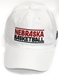 White Adidas Nebraska Basketball Hat - HT-79119