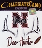 Deer Camo Decal Nebraska Cornhuskers, Deer Camo Decal