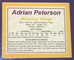 Adrian Peterson Matted - OK-70916