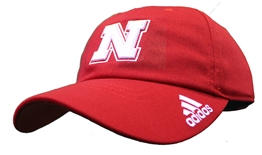 Adidas Nebraska Coaches Slouch Cap - Red