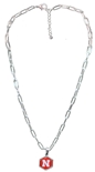 Nebraska Juno Silver Chain Necklace