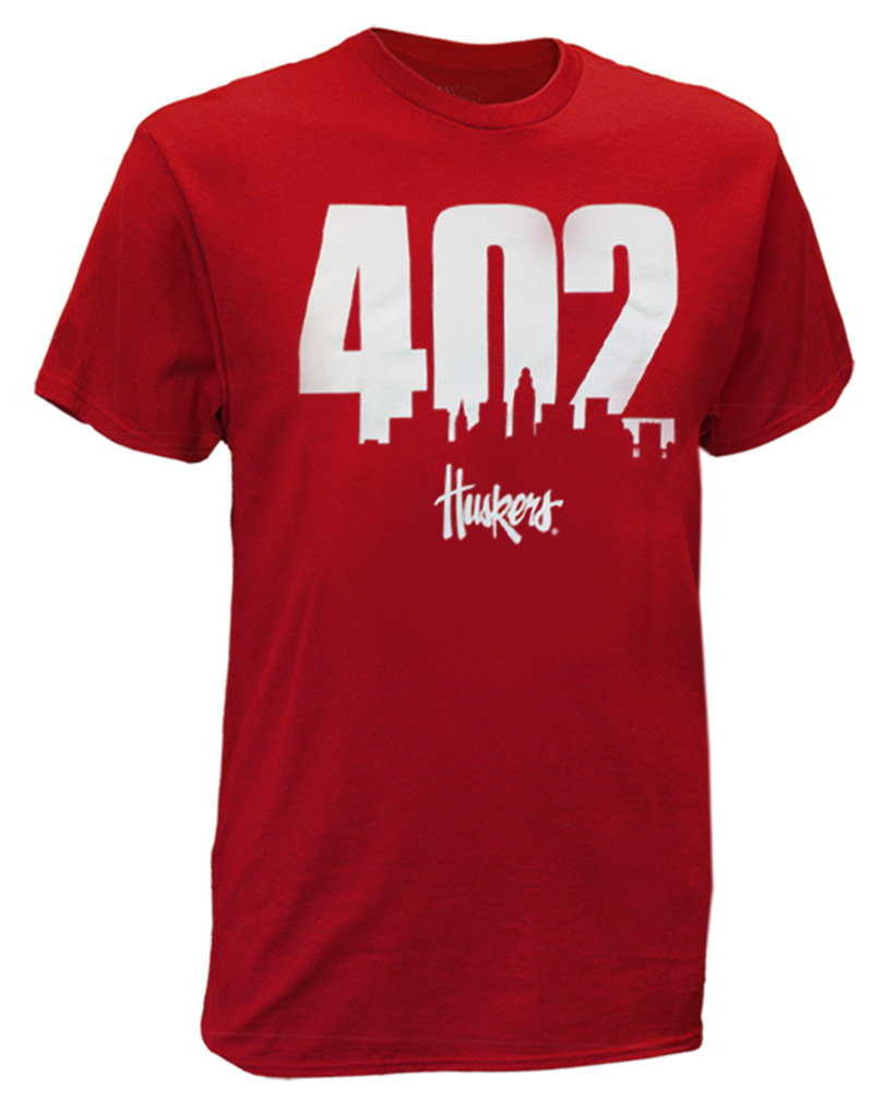 402 Huskers City Scape Tee - Red