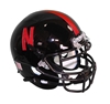 2012 Husker Alternate Mini Speed Helmet Nebraska Cornhuskers, Special Uniform Black Mini Helmet