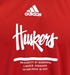 Adidas 2021 Official Huskers Sideline Training Tee - Red - AT-E4002