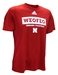 Adidas Huskers Volleyball With-Each-Other-For-Each-Other Tee - AT-F7097