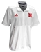 Adidas Nebraska Coaches Sideline Quarter Zip Knit Jacket - White - AW-G2067