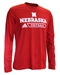 Adidas Nebraska Football Authentic Locker LS Tee - Red - AT-E4019