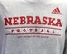 Adidas Nebraska Football Locker LS Tee - Grey - AT-F7038
