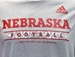 Adidas Nebraska Football Lockeroom Tee 2022 - Grey - AT-F7102