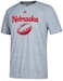 Adidas Nebraska Football Tee - AT-B4040