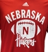 Adidas Nebraska Huskers Football Tee - AT-F7059