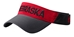 Adidas Nebraska Boss Visor - Black N Red - HT-C8009