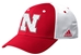 Adidas Nebraska Strong Flexxin Hat - Red N White - HT-C8003