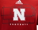 Adidas Nebraska Football Locker Lines Tee - AT-F7103
