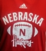 Adidas Womens Nebraska Huskers Football Tee - AT-F7058