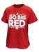 Adidas Womens Red Go Big Red Fresh Tee - AT-G1266