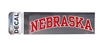 Arched Nebraska Decal Nebraska Cornhuskers, Nebraska Vehicle, Huskers Vehicle, Nebraska Stickers Decals & Magnets, Huskers Stickers Decals & Magnets, Nebraska Arched Nebraska Decal, Huskers Arched Nebraska Decal