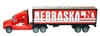 Big Husker Toy Truck Nebraska Cornhuskers, Big Rig Toy Truck, Semi Truck, Trailer
