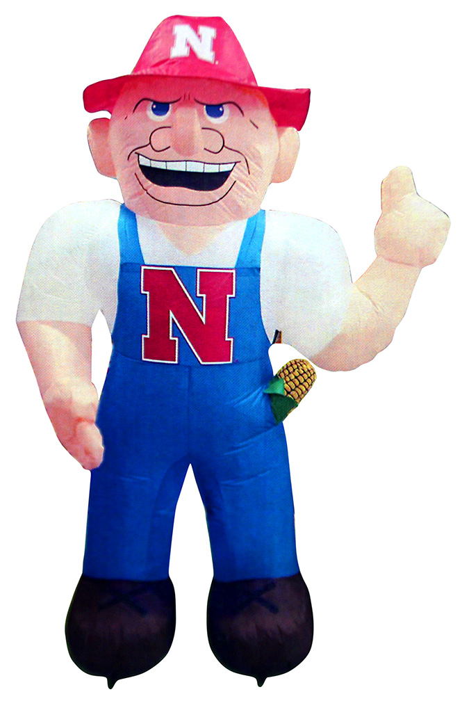 Nebraska 7 Foot Herbie Husker Inflatable Logo Brand